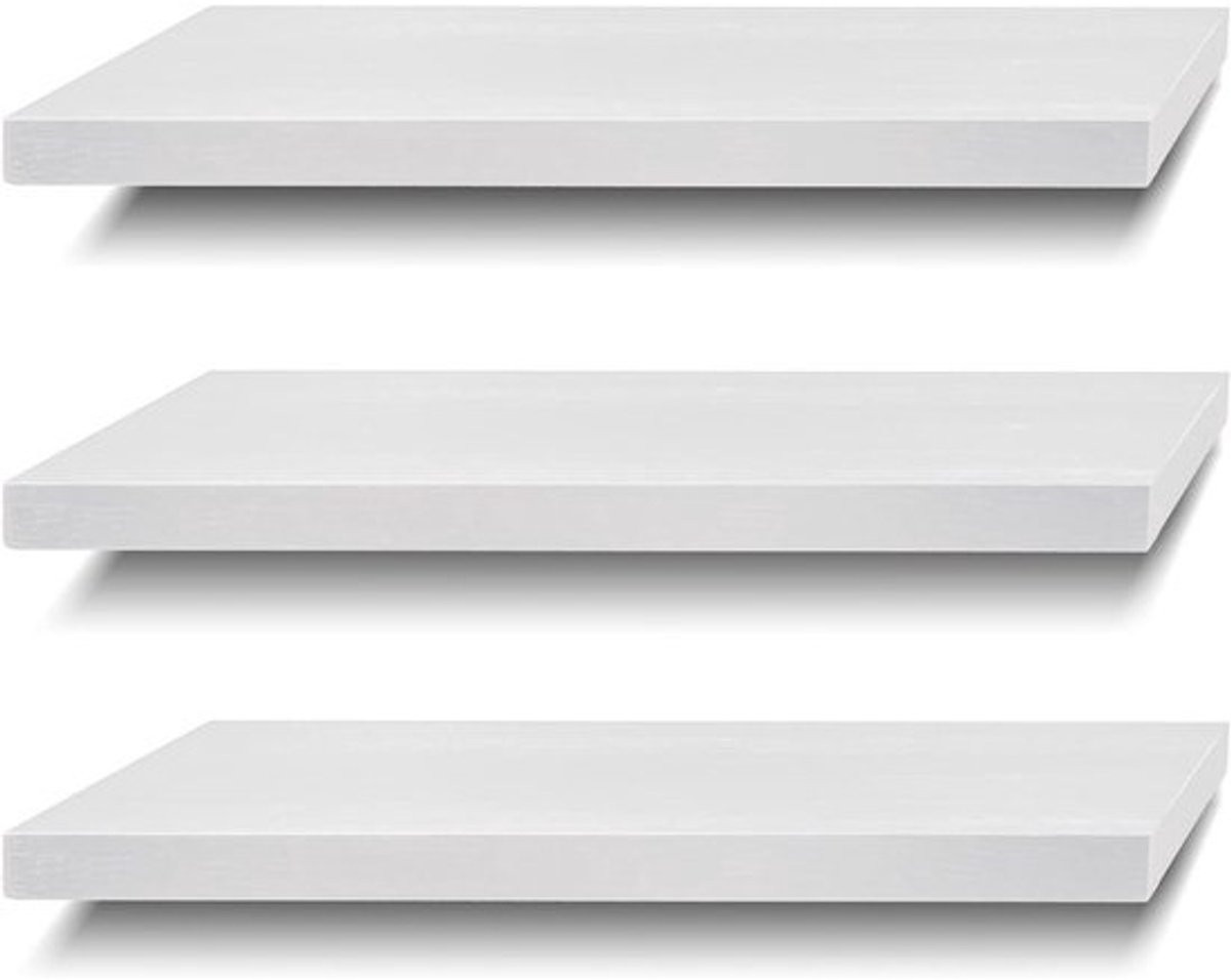 Zwevende Wandplanken Set van 3 voor Badkamer, Keuken en Slaapkamer