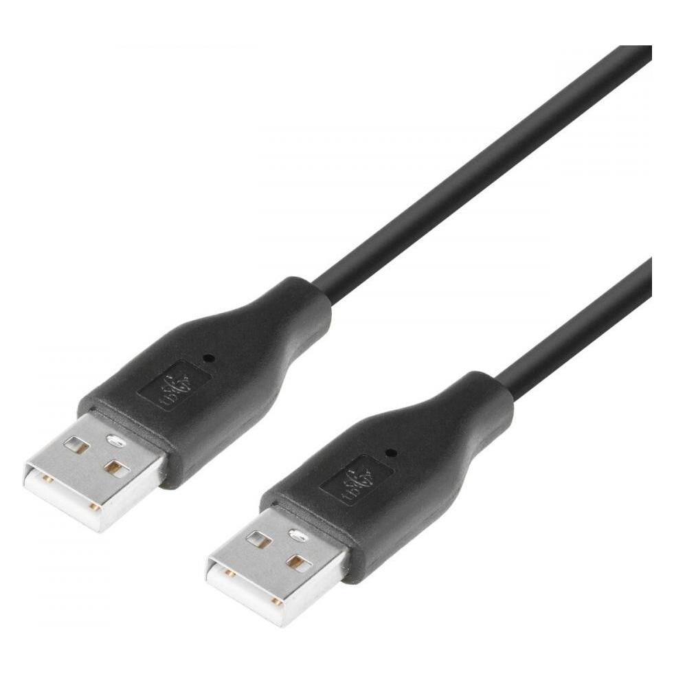 Print USB AM-AM-Kabel 1,8 m schwarz (AKXKU1PAAW18B) (1.80 m, USB 2.0) (AKTBXKU1PAAW18B)