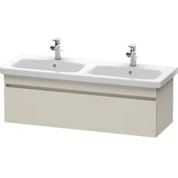Duravit DuraStyle Waschtisch-Unterschrank DS639809191 123x44,8x39,8cm, 1 Auszug, Becken links/rechts, taupe