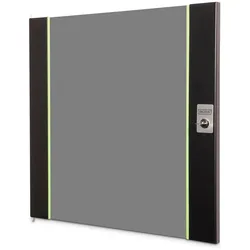 Digitus Glas-Fronttür für 19" 12HE UNIQUE Wandgehäuse Farbe Schwarz (RAL 9005), Serverschrank Zubehör, Schwarz