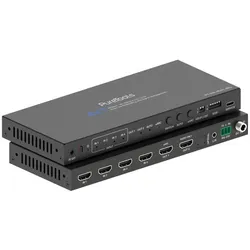 PureTools - 4x1 HDMI 2.1 Switch - 48Gbps - 8K (60Hz 4:2:0) 12 bit, Audio De-Embedding und Signal Management