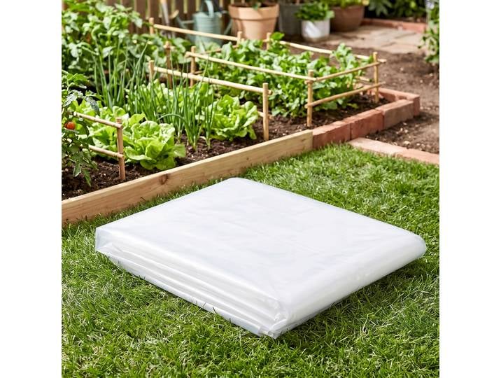 Outsunny Bâche Serre 7x8m PE 150g/m² Transparente Imperméable