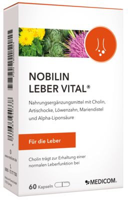 MEDICOM Pharma GmbH NOBILIN Leber Vital Kapseln 60 St 18086054