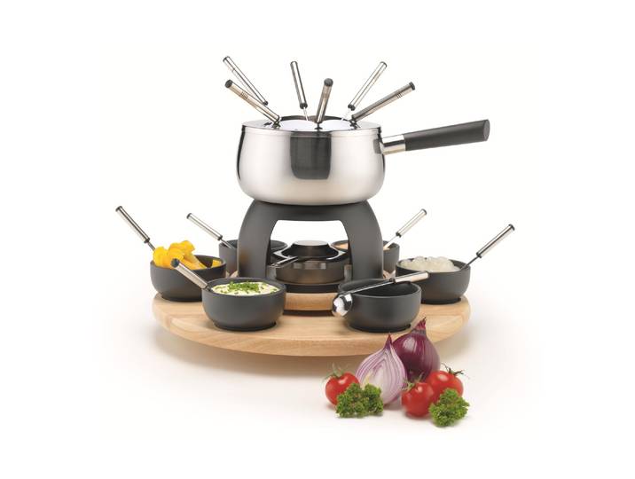 MÄSER Fondue 23 Teile , schwarz (bunt), Fondues, Fondue