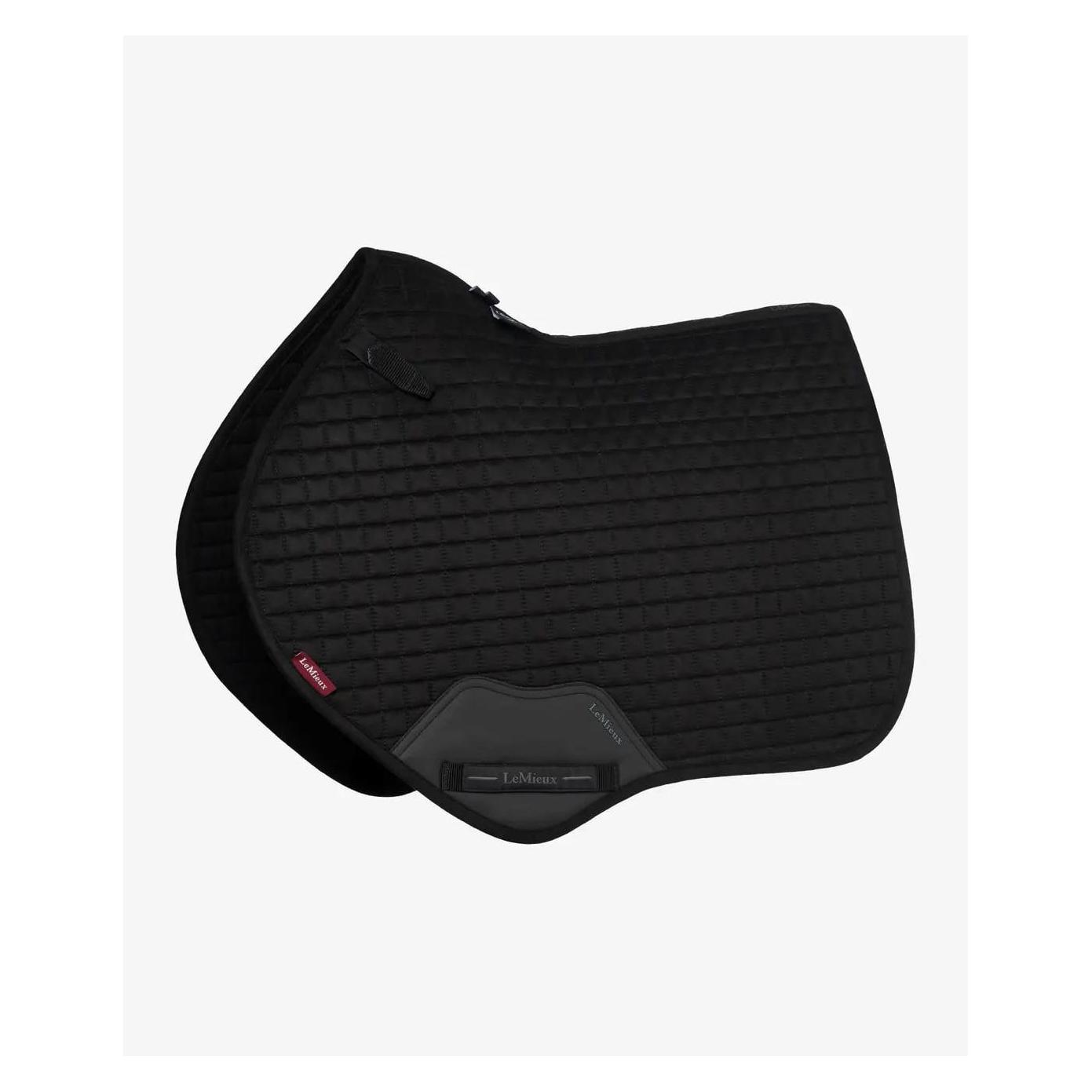 LeMieux - Suede Close Contact Square - Black - Small/Medium (IT07598066)