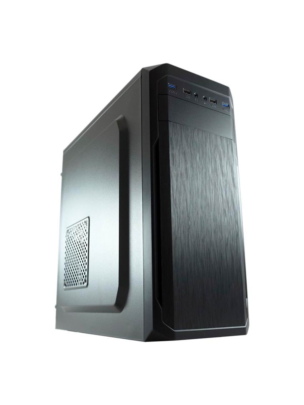 LC Power Midi LC-Power 7039B black - Gehäuse - Tower - Schwarz