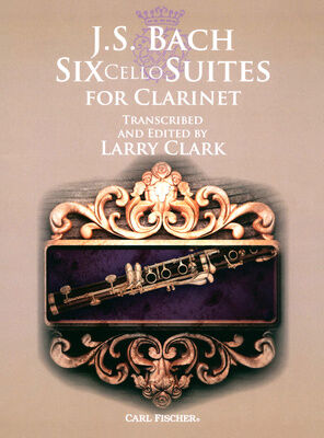 Carl Fischer Bach Six Cello Suites Clarinet