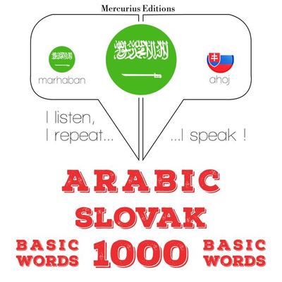 1000 essential words in Slovak - JM Gardner, Audio, 9782821136748