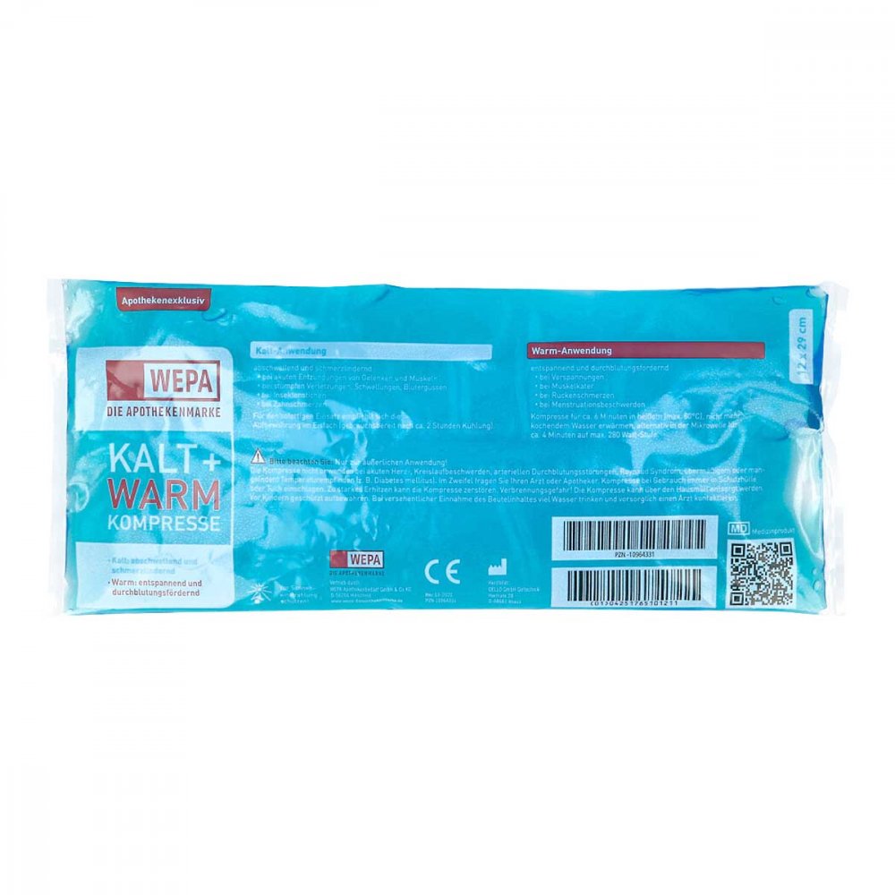 WEPA Apothekenbedarf GmbH & Co KG Kalt-warm Kompresse 12x29 cm lose 10964331