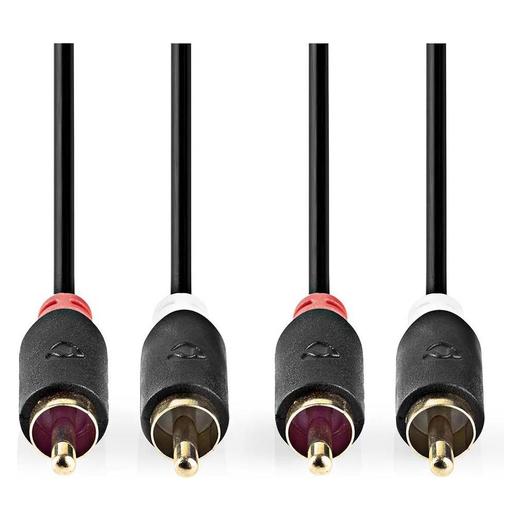 Nedis Audiokabel Stereo 2x Cinch-Stecker (5 m) (CABW24200AT50)