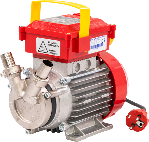 Rover Pompe Rover Novax 20 B  1450 U/min  Elektrische Umfüllpumpe  Elektropumpe für Heißflüssigkeiten und Bier  Einphasig  230 V