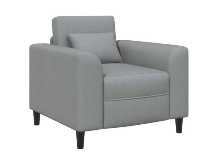 Makastle Sessel Hellgrau Stoff