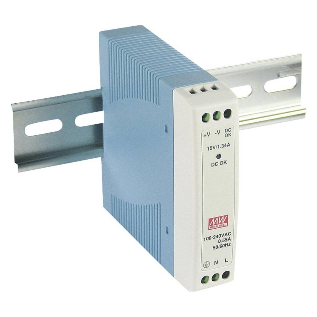 MeanWell Black Box - Netzteil (DIN-Schienenmontage möglich) (MDR-10-12)