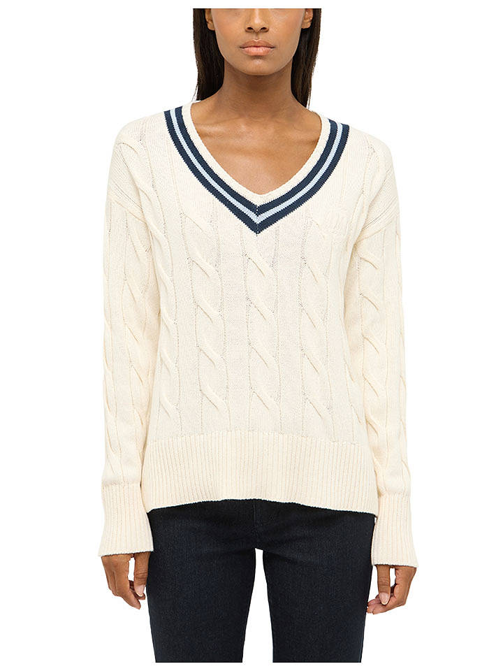 Mustang Pullover in Creme - XS