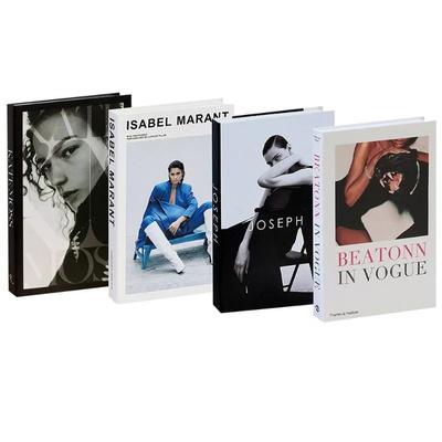 Modern Aesthetic Faux Book Set For Coffee Table & Bookshelf Decor (4pcs) vogue & Icons