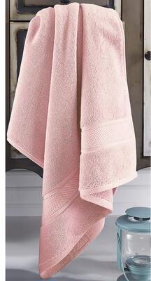 Home Mart Goods "3 Piece Set - Pink Cotton Super Soft Lightweight Absorbent Bath Towel 27""x54"" - 27"" x 54"""