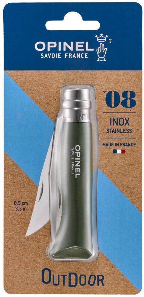 Opinel  - N°08 Baroudeur Blister Kaki - Couteaux