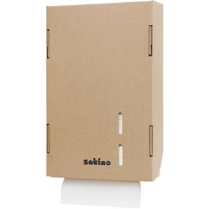 Satino Handtuchspender 332850, PT2, für 360 Falthandtücher, Karton, braun