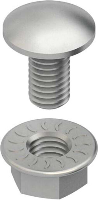 Niedax Vis à tête plate ronde FLM 10X25 F (FLM 10X25 F)