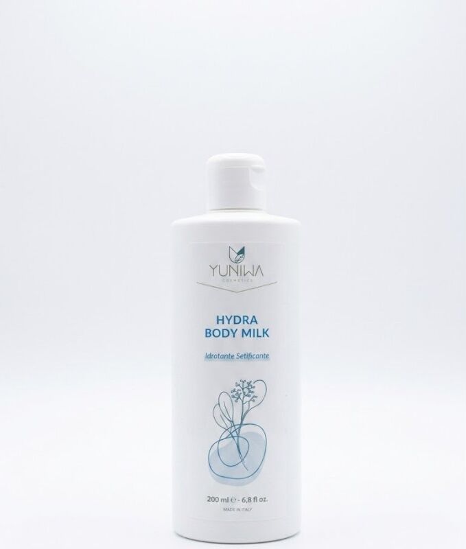 yuniwa cosmetics Hydra Body Milk Latte Corpo Idratante Setificante