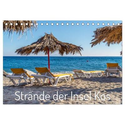 Strände der Insel Kos (Tischkalender 2026 DIN A5 quer), CALVENDO Monatskalender