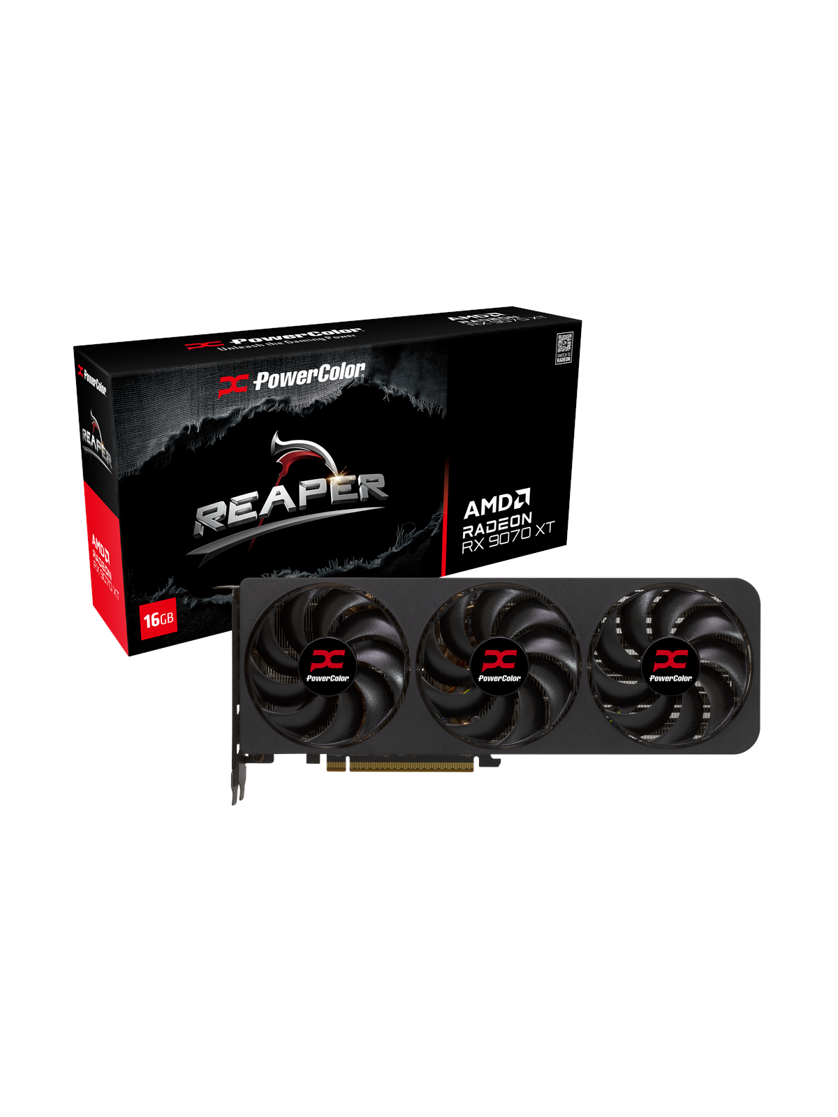 PowerColor Radeon RX 9070 XT Reaper - 16GB GDDR6 RAM - Grafikkarte