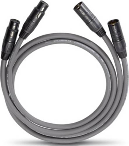 Oehlbach NF 14 Master X XLR Verbindungskabel [1x XLR-Stecker - 1x XLR-Buchse] 0.75m Anthrazit
