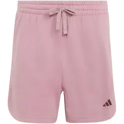 adidas 3-Streifen Studio Fleece Loose Sweatshorts Damen LF0095 - magic mauve XS