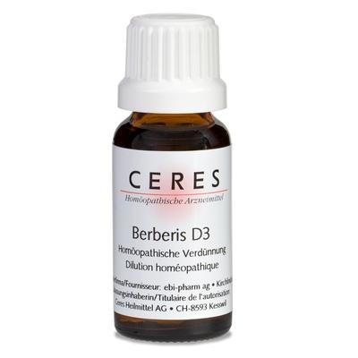 Ceres Berberis D 3 Dilution 20 ml