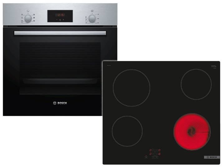 BOSCH Backofen-Set, mit Teleskopauszug nachrüstbar