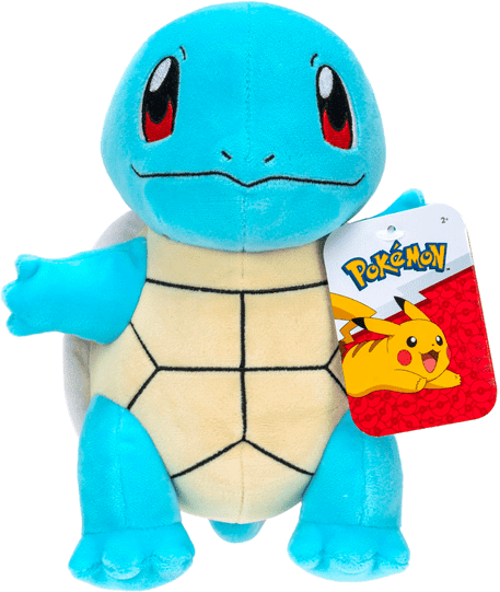 Pokemon Officially Licensed Pokémon 8-Inch Plush: Squirtle for Ages 2+