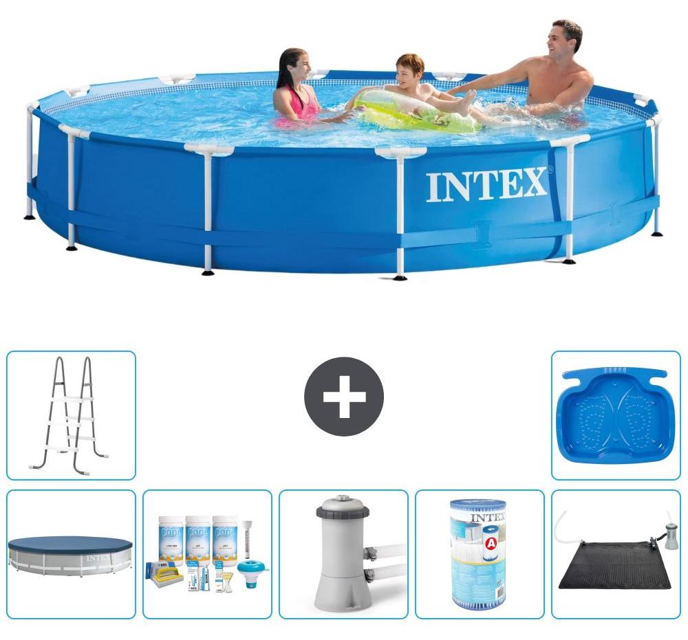 Frame Pool Rund - 366x76 cm - 8-teilig S31559