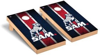 Skip's Garage Samford University Bulldogs Cornhole Board Set - Vintage Wooden
