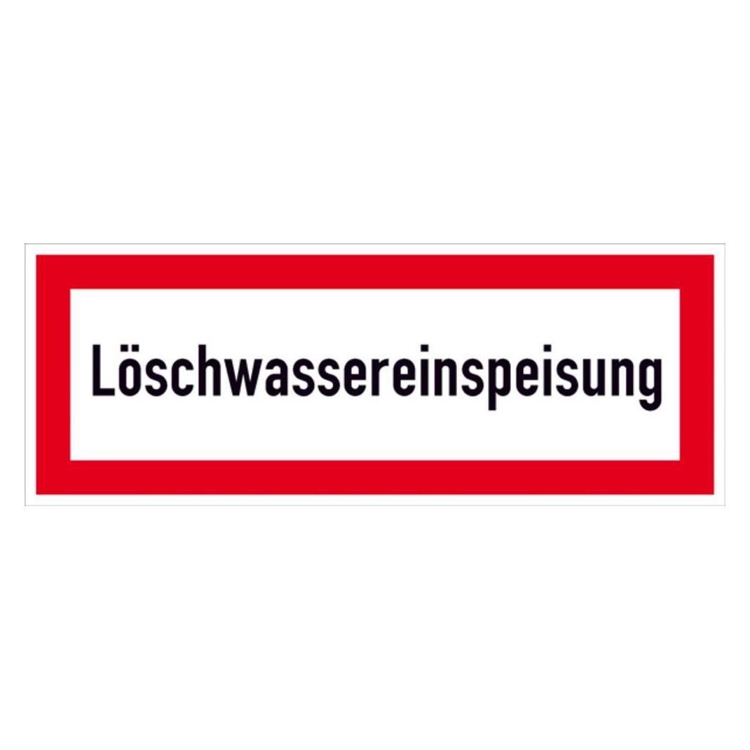 SafetyMarking Hinweisschild für die Feuerwehr Löschwassereinspeisung (11.2874)