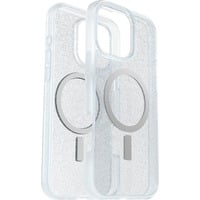 React, Handyhülle transparent/silber (glänzend), iPhone 16 Pro Max, MagSafe