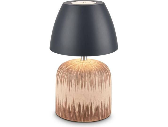 LED Tischlampe Akku LED Tischleuchte Kabellos Dimmbar Touch Warmweiß Keramik
