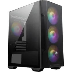MSI MAG PANO M100R PZ (mATX, Mini-ITX), PC Gehäuse, Schwarz