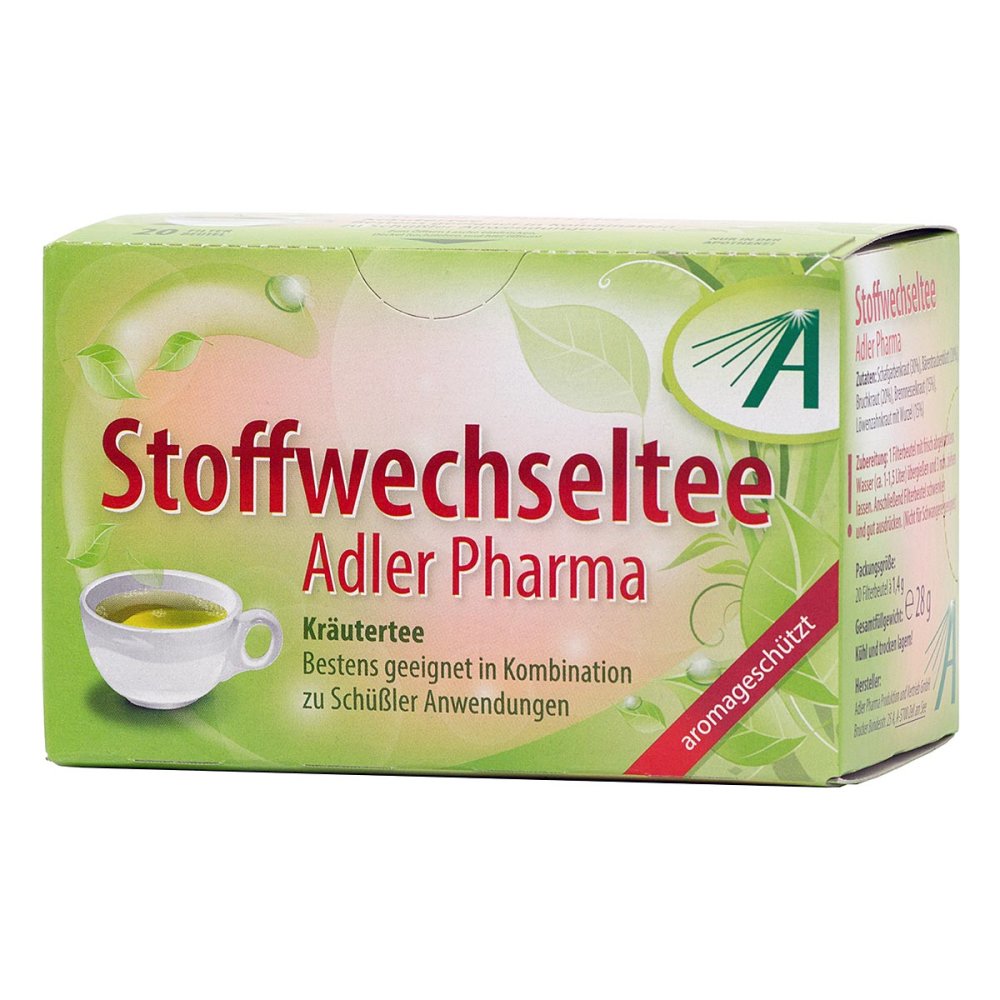 Adler Pharma Produktion und Vertrieb GmbH Adler Stoffwechseltee Filterbeutel 12545331