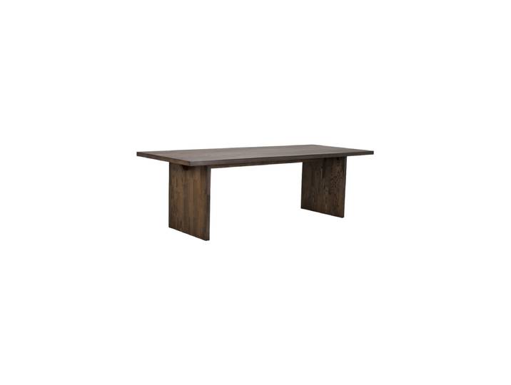Nachhaltiger Massivholz Esstisch „Emmet“ 240 x 95 cm Eiche Dunkelbraun Rowico