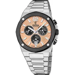 Festina Quarz Herren VallÉe F22017/2 - braun,silber - 42mm