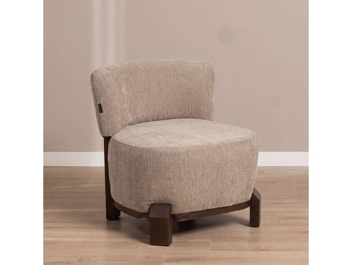 Bronx71 Sessel Bliss Samt beige