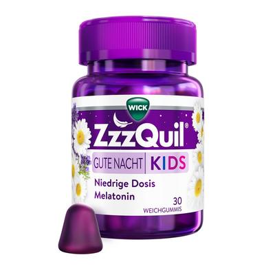 Wick ZzzQuil Gute Nacht Kids 30 St Fruchtgummi