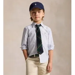 Polo Ralph Lauren für Jungen. 322677177001 Gestreiftes Oxford-Hemd (2), Blau, Lässig, Baumwolle, Kinderbekleidung