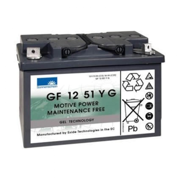 Exide Sonnenschein dryfit A 500 Cyclic Serie / Gel Antriebsbatterie GF 12 051 Y 1