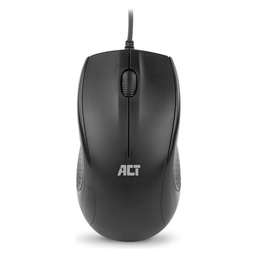 ACT Wired full-size optical mouse 1000 DPI, silent click, eco-friendly, made from recycled materials (Kabelgebunden) (AC5006)