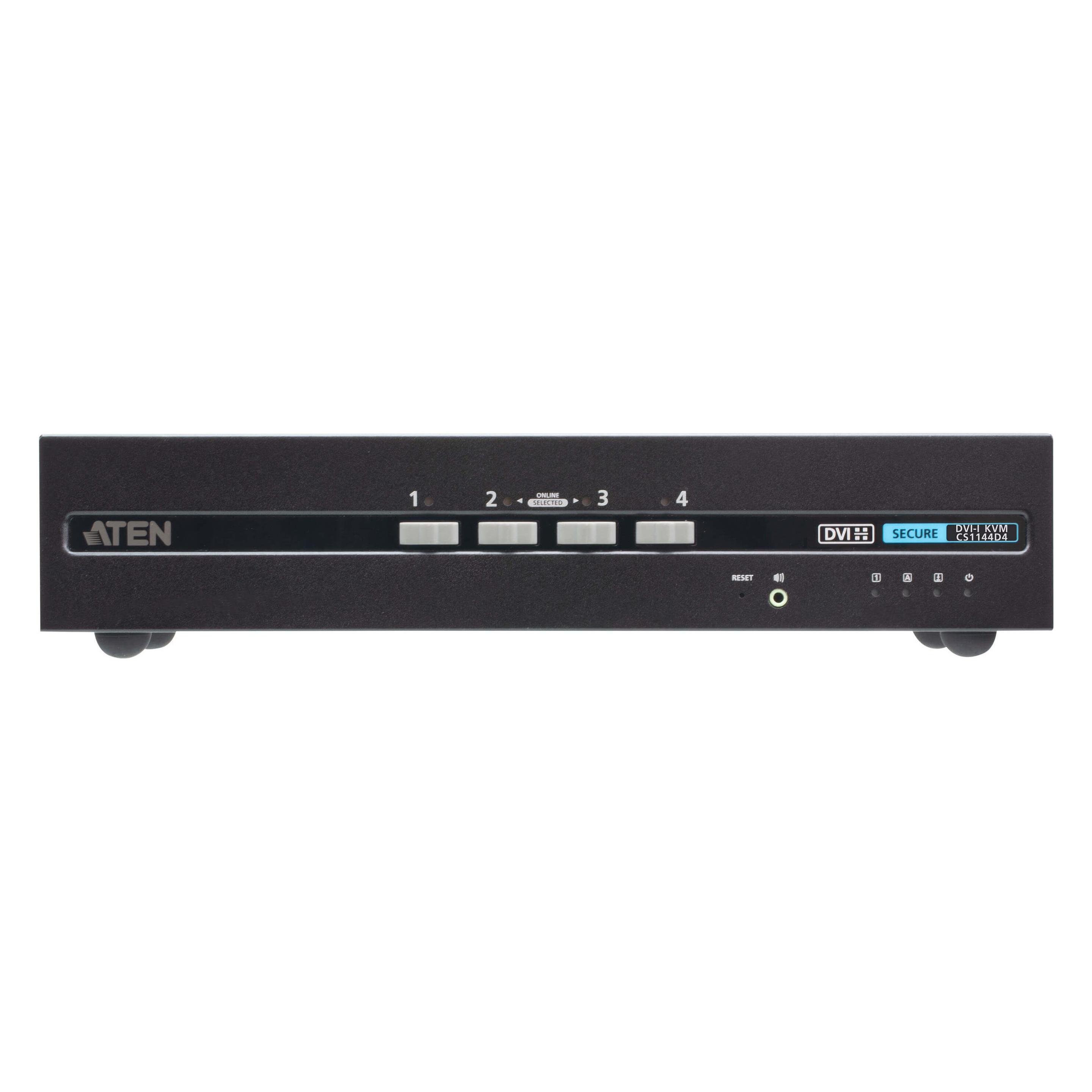 Aten CS1144D4-AT-G 4-Port USB - DVI Dual Display Secure (CS1144D4-AT-G)