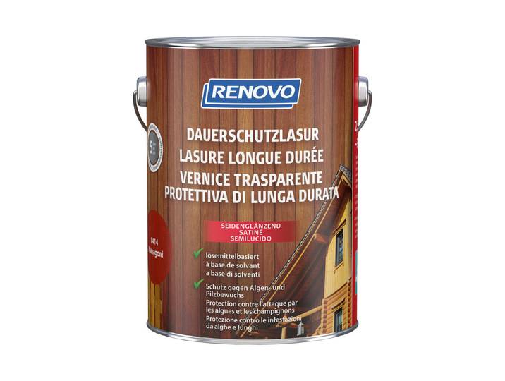 Renovo Dauerschutzlasur Mahagoni 2.5 l Seidenglanz