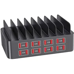 Avizar 150W Multi-Port Hub (150 W, 16 Ports), USB Ladegerät, Schwarz