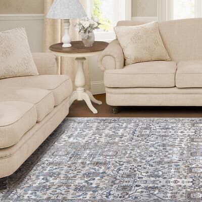 Laura Ashley Eliza Woven Hi-Low Rugs
