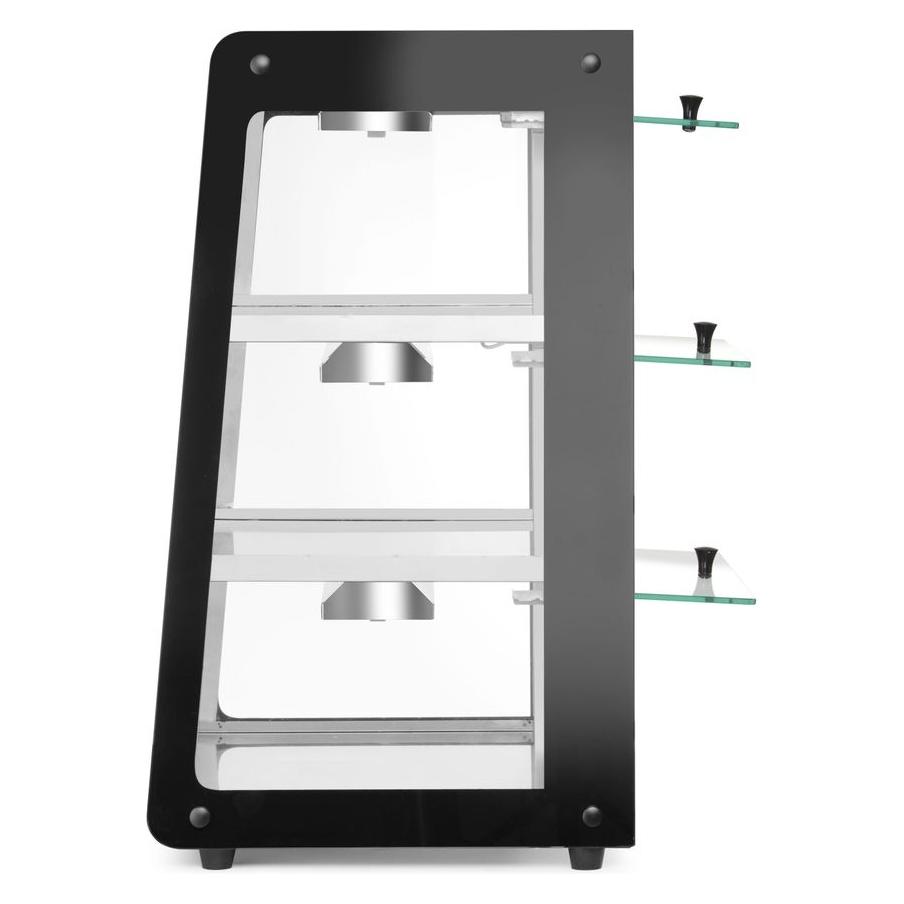 Hendi Beheiztes Thekendisplay,, Schwarz, 220-240V/500W, 472x447x(H)775mm (62019230)